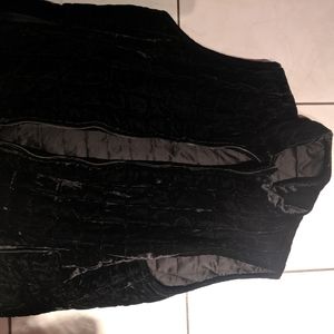 Velvet gillet